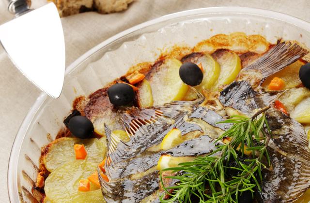 Turbot au four aux herbes aromatiques - Photo par auxbonsmetsdhelene