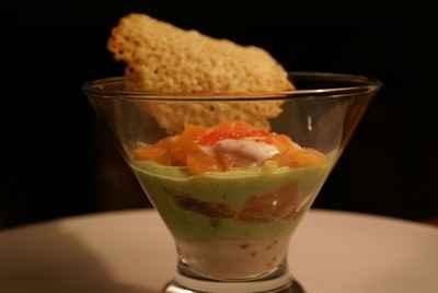 Mousse d'asperges et son saumon - Photo par TERSET