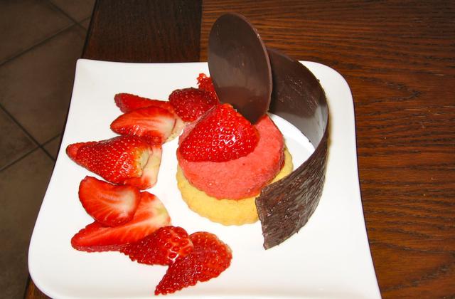 Ronde de fraises et chocolat rapide - Capipiou