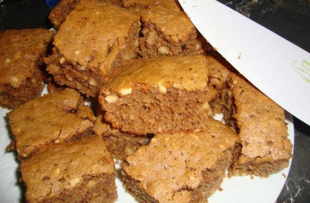 Brownie au chocolat et aux cacahuètes - Photo par la cuisine de doudou