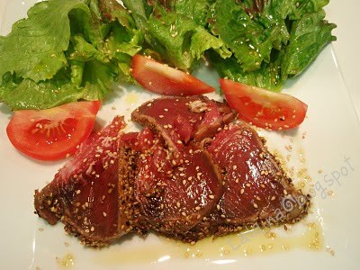 Tataki de thon - Photo par annebarcelona