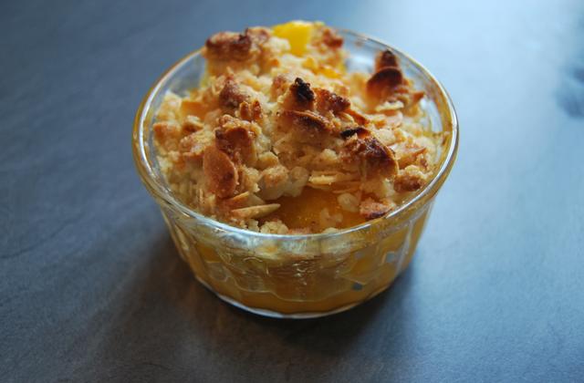 Crumble d'abricots et amandes - Photo par daphno