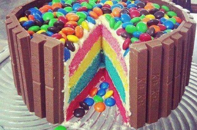 Rainbow Cake classique - Photo par lgrapp
