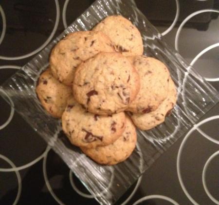 Cookies aux pépites de chocolat pâtissier de Carole - Photo par pepe66