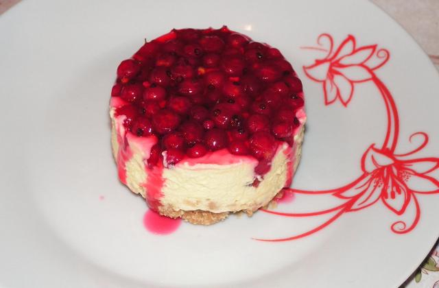 Cheesecake aux groseilles maison - Photo par kekeli