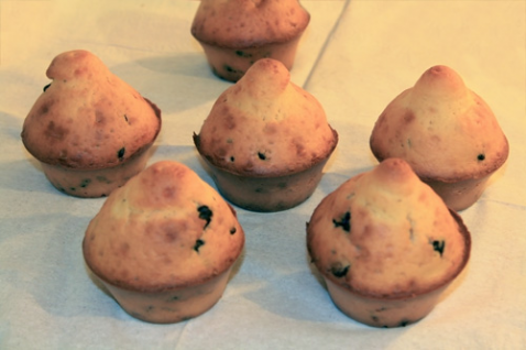Muffins aux pépites de chocolat classiques - Photo par tatiano