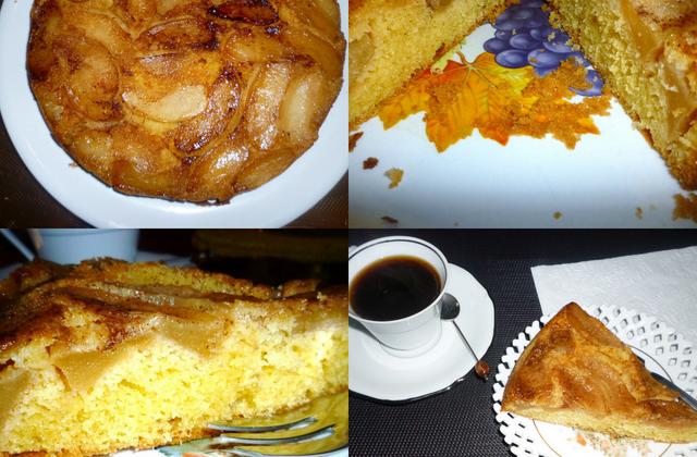 Gâteau aux pommes caramélisées traditionnel - Photo par lilimarti