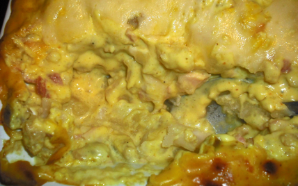Gratiné de chou-fleur et pommes de terre au curcuma - Photo par Lunathan