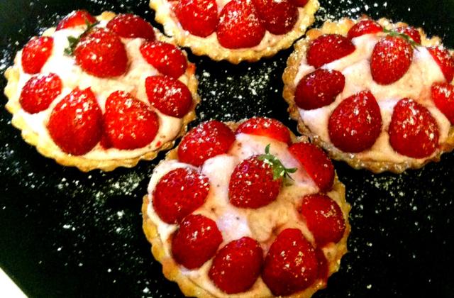 Tarte aux fraises aérienne - Photo par maryjaP