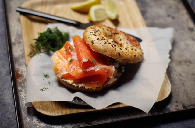 Bagel au saumon fumé - Photo par PourDeBon
