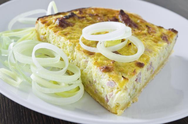 Quiche sans pâte au Saint Albray - Photo par 750g