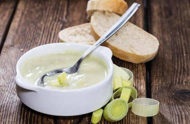 Soupe de blancs de poireaux - Photo par 750g