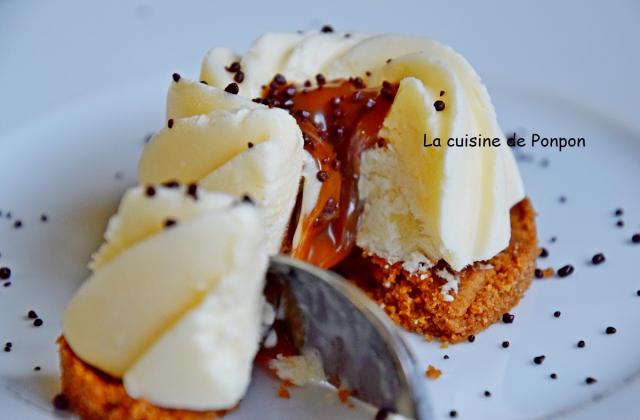 Recette Mousse Glacee Au Citron Sur Speculoos Et Confiture De Lait En Pas A Pas