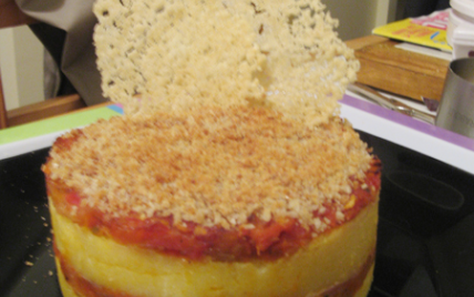 Gratin de polenta au jambon de parme - Photo par loreli5