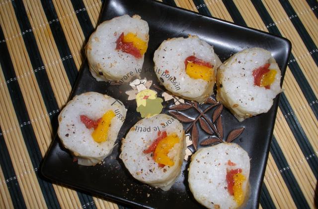 Makis de canard à la mangue - Photo par Aurore Petit Poussin