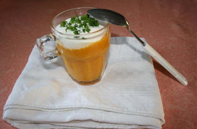 Cappucino de carottes - Photo par jfheun