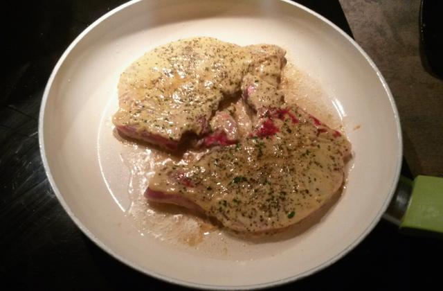 Cote de porc à la moutarde - Photo par Invité