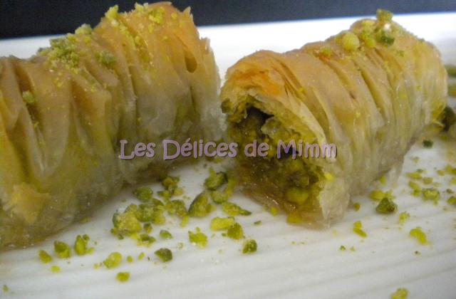 Baklavas rolls aux pistaches (recette libanaise) - Photo par mimm10