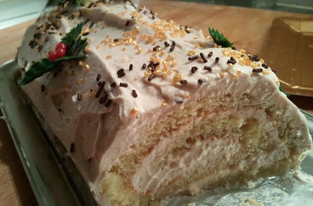 Bûche à la crème de marrons - Photo par belledz