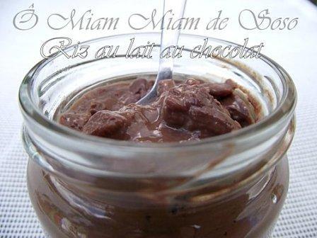 Riz au lait au chocolat - Thermomix - Photo par soso78410