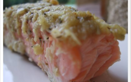 Saumon en croûte d'amandes - christNwn