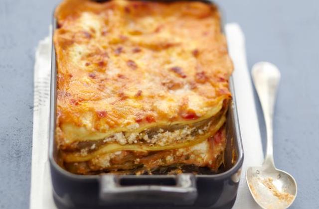 Lasagnes végétariennes au parmesan et fromage frais - Photo par Quiveutdufromage.com