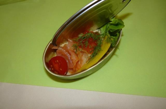 Rillette de saumon au boursin ail et fine herbe - Photo par ghysch