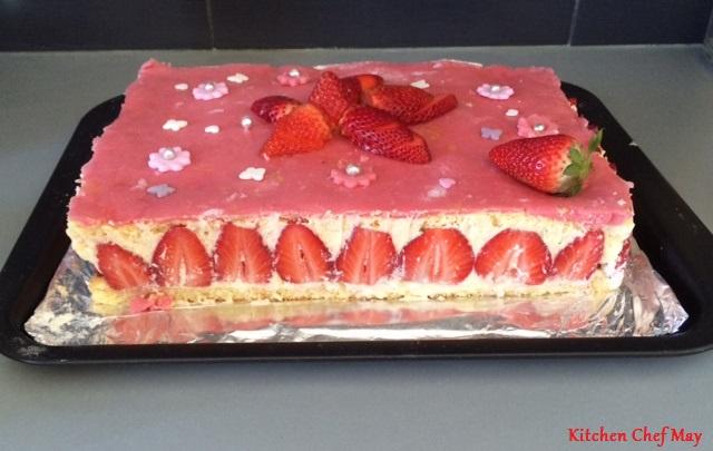 Fraisier aux gariguettes - Photo par maylys
