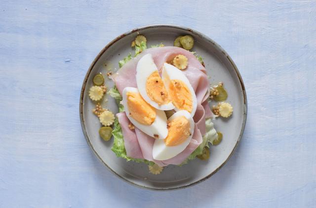 Tartine jambon et raifort - Photo par Bérengère
