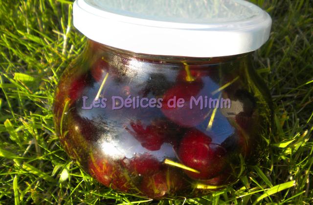 Cerises à l'eau de vie rapides - Photo par mimm10