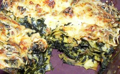 Lasagnes aux épinards et poulet - Photo par 2 filles aux fourneaux