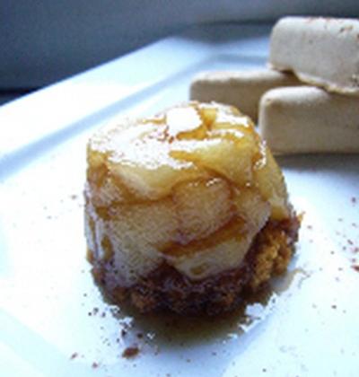 Mini tatin aux poires caramélisées au pain d'épices - Photo par nanoudK