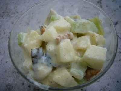 Harengs, pommes et noix en sauce curry - Photo par Celine-BlogCommeuneBulle