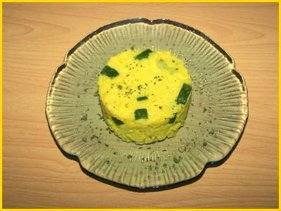 Risotto aux courgettes, parmesan et curcuma - Photo par Titeratatouille