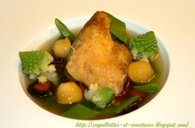 Cuisses de canette comme un pot-au-feu - Photo par Cédric de Coquillettes et Crustacés