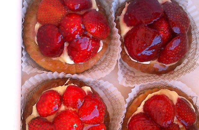 Tarte sablée aux fraises et crème vanillée - Photo par Gourmand_ises