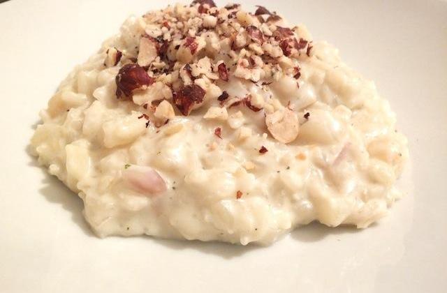 Risotto poire, roquefort et noisettes - Photo par lstcri