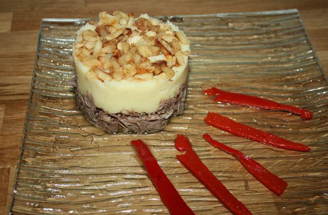 Hachis parmentier au confit de canard et aux pommes 4 épices - Photo par cristinab