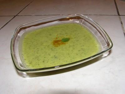 Velouté de courgettes au curry - Photo par bourra