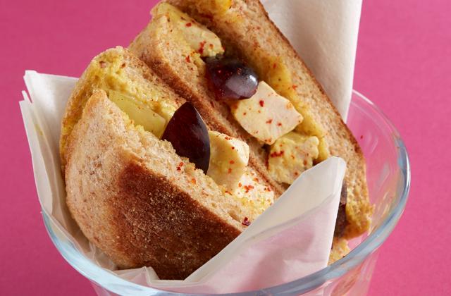 Muffin toasté à la dinde - Photo par Amora