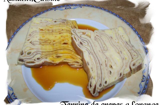Terrine de crêpes et son caramel à l'orange - Photo par isabelV2