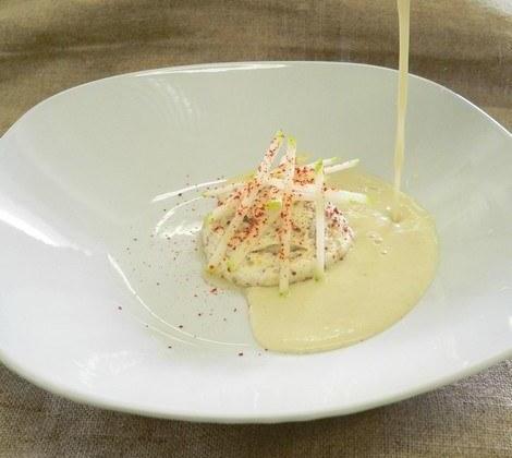 Velouté d'endives au St Môret - Photo par 750g