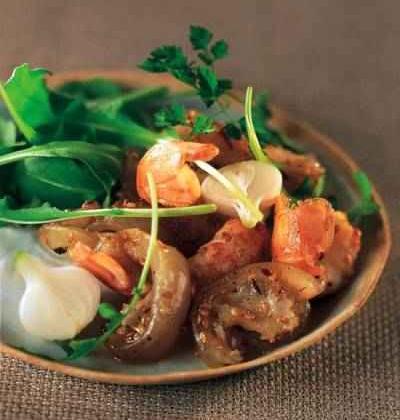 Salade de pied de veau aux langoustines - Photo par 750g