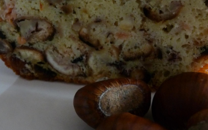Cake aux châtaignes et saumon fumé - Photo par sandriO8