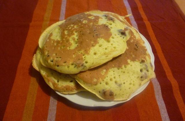 Pancakes aux cranberries - Photo par Et l'eau