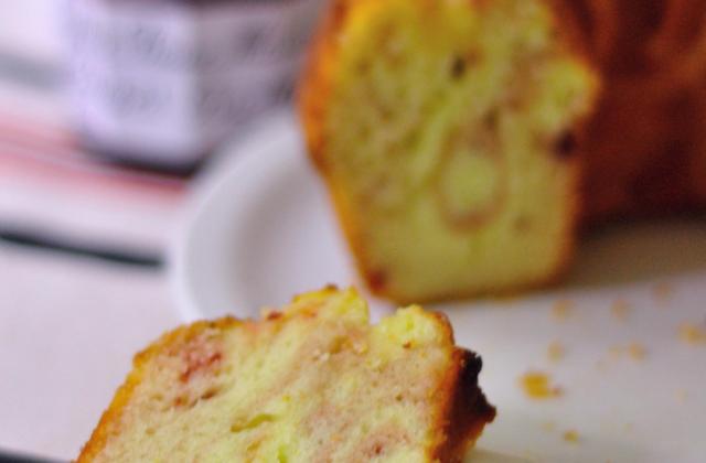 Gâteau Zebra au citron et à la confiture de cerises griottes Bonne Maman - Photo par Bonne Maman
