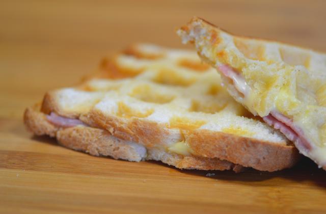 Croque-monsieur gaufre - Photo par 750g