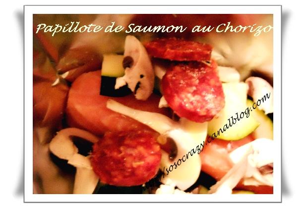 Papillote de Saumon au Chorizo - Photo par Clomax