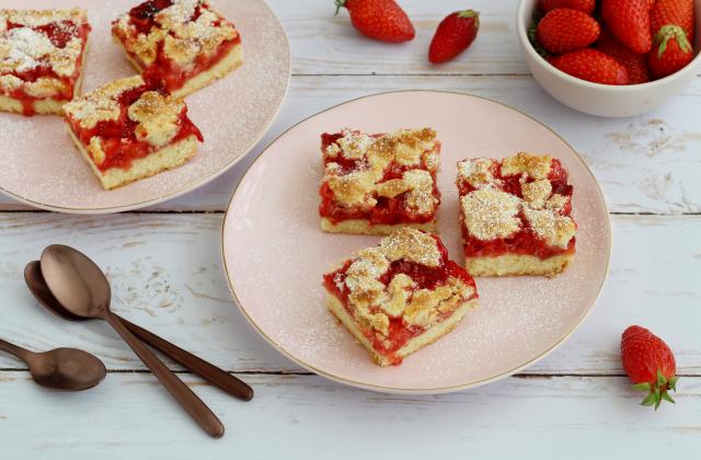 Recette Carres Croustillants Aux Fraises Du Perigord Igp En Pas A Pas