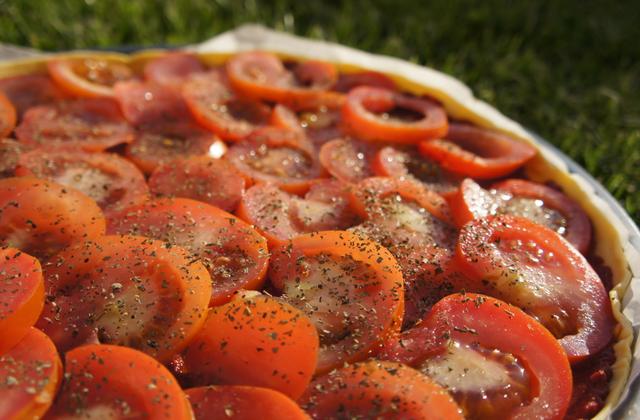Tarte au concentré de tomates - Photo par le book gourmand